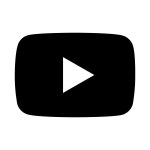 Youtube Black icon Vector