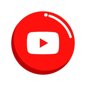 YouTube Bubble Icon Vector