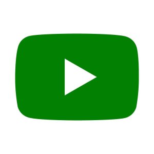 Youtube Green icon Vector