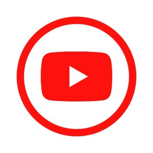 YouTube Round Icon Vector