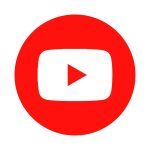 YouTube Social Red Cricle Vector