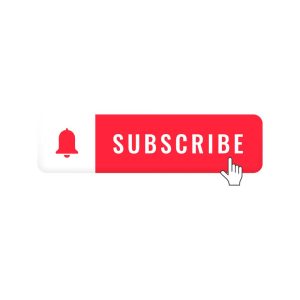 YouTube Subscribe with Hand Icon