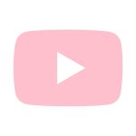 Youtube pink icon Vector