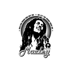 bob marley • wailers • reggae • rasta Logo Vector