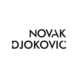 Novak Djokovic text  Logo Vector