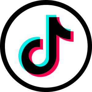 Tiktok Round Logo Vector