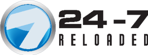 24 7 Reloaded Logo Vector