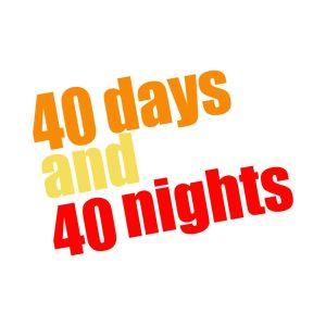 40 Days and 40 Nights Logo Vector