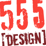 555Design Logo Vector