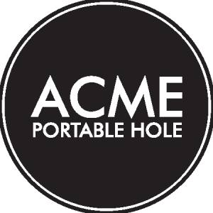 Acme Portable Hole Logo Vector