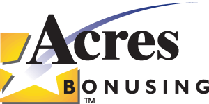 Acres Bonusing Logo Vector