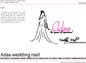 Adaa Wedding Mall Logo Vector