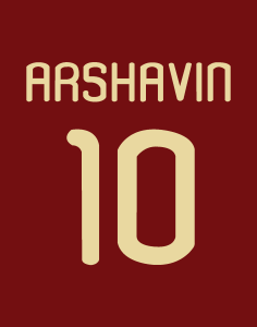 Adidas Rusia Arshavin 10 Logo Vector