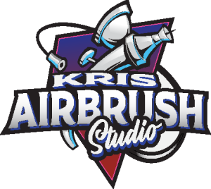 Airbrush Studio Kris Logo Vector