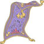 Aladdin Carpet Logo Vector