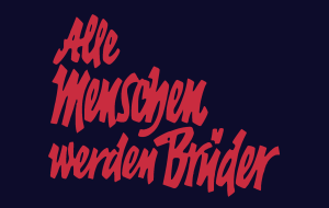 Alle Menschen Werden Bruder Logo Vector