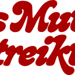 Als Mutter Streikte Logo Vector