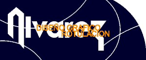 Alvarez Diseno Grafico Y Rotulacion Logo Vector