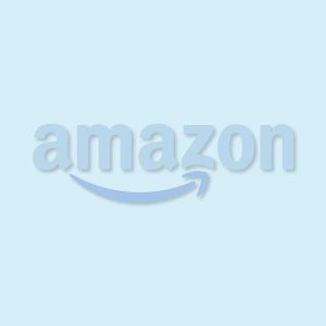 Amazon Aesthetic Blue Logo Vector