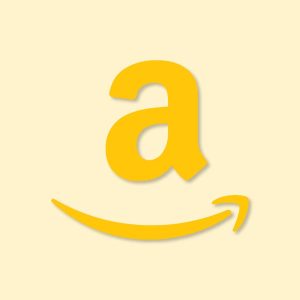 Amazon Aesthetic Icon Yellow Vector