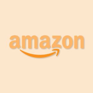 Amazon Aesthetic Orange Logo Vector