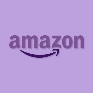 Amazon Aesthetic Purple Logo Vector