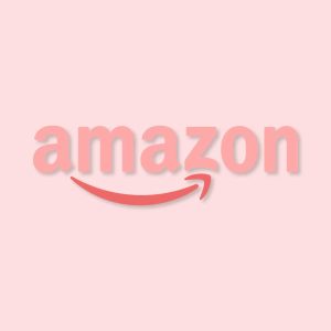 Amazon Aesthetic Red Logo Vector