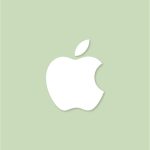 Apple Aesthetic Icon Pastel Vector