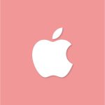 Apple Aesthetic Icon Red Vector