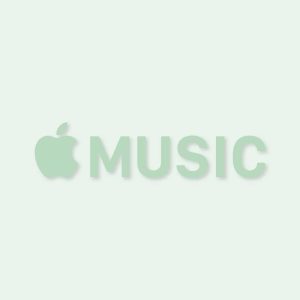 Apple Music Aesthetic Pastel Logo Vector