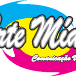 Arte Midia visual Logo Vector