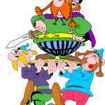 Asterix Abraracourcix Logo Vector