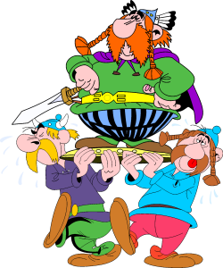 Asterix Abraracourcix Logo Vector