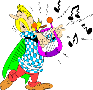 Asterix Cacafonix Logo Vector