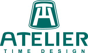 Atelier Time Design Logo Vector