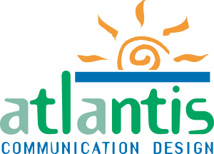 Atlantis Communication Design Logo Vector