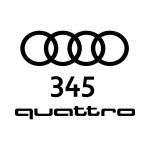 Audi 345 Quattro Logo Vector