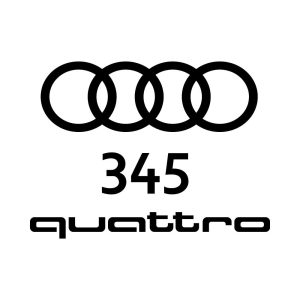 Audi 345 Quattro Logo Vector