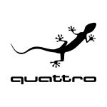 Audi Quattro Gecko Logo Vector