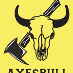 Axe & Bull Logo Vector