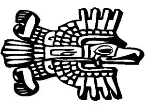 Aztec Bird Logo Vector