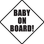 Baby On Board Logo Vector