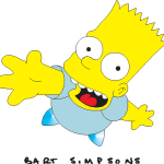 Bart Simpsons Logo Vector