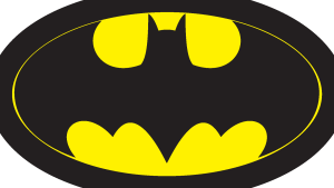 Batman  Black and Yellow Logo Vector