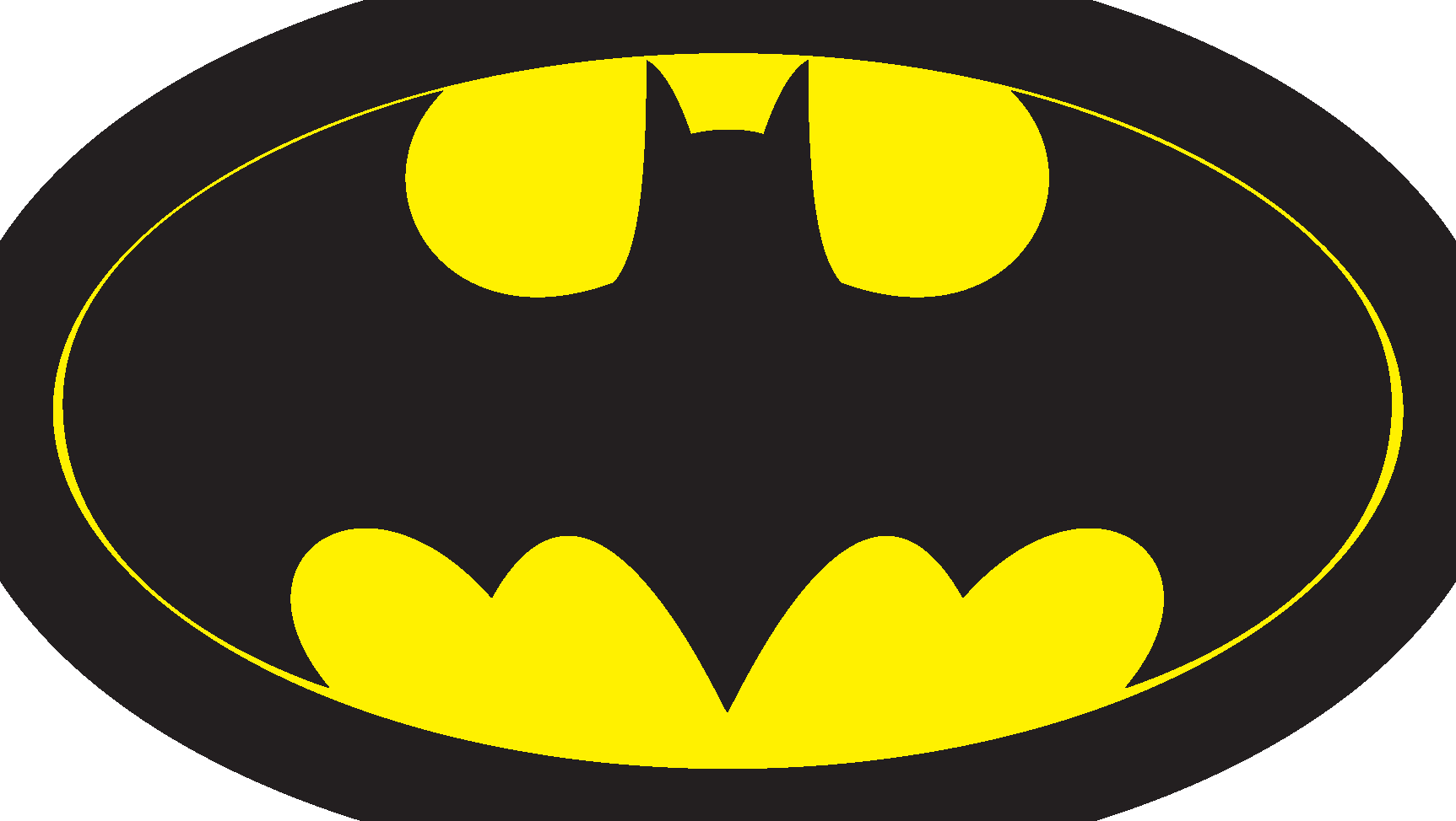 Batman Black And Yellow Logo Vector Ai Png Svg Eps Free Download 8904