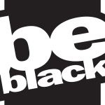 Be Black Logo Vector