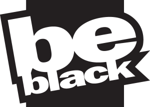 Be Black Logo Vector