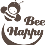 Bee Happy Logo Vector