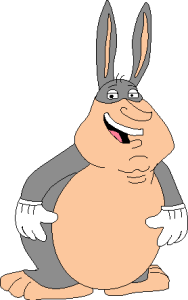 Big chungus Quagmire Logo Vector