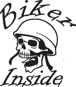 Biker Inside Logo Vector